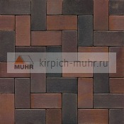 Клинкерная брусчатка MUHR Nr. 04S Rotbraun-bunt Spezial PK 40